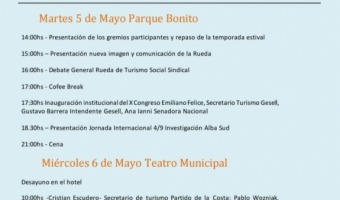 HOY COMIENZA EL X CONGRESO DE TURISMO Y RECREACI�N SINDICAL